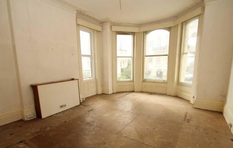 Living room before
